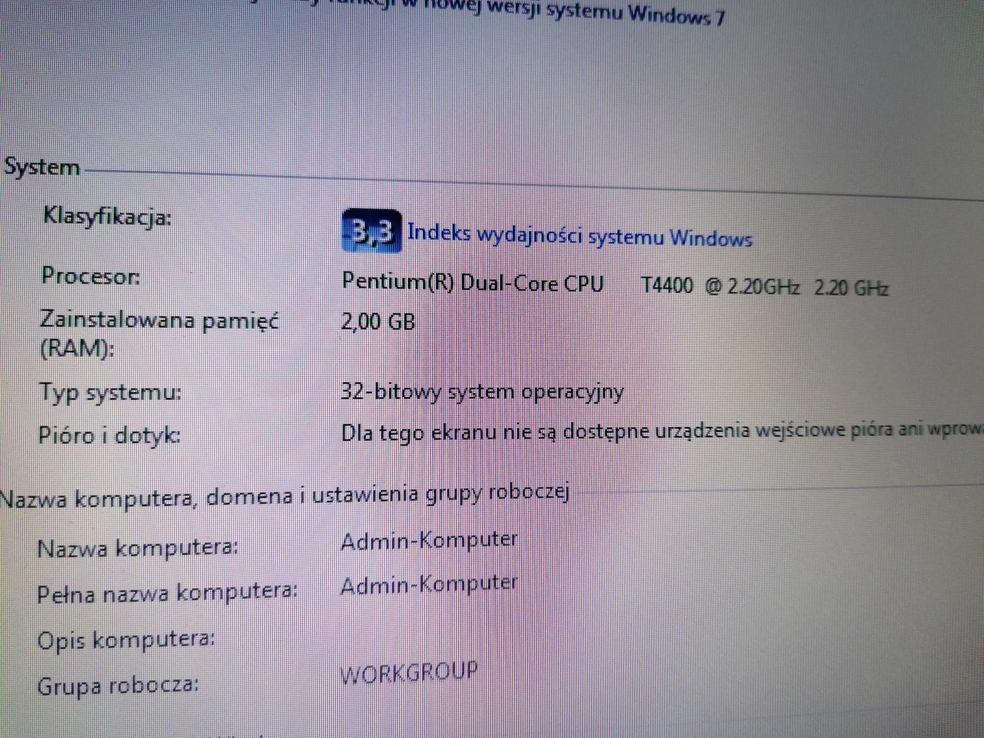 Laptop samsung R530 + zasilacz i myszka