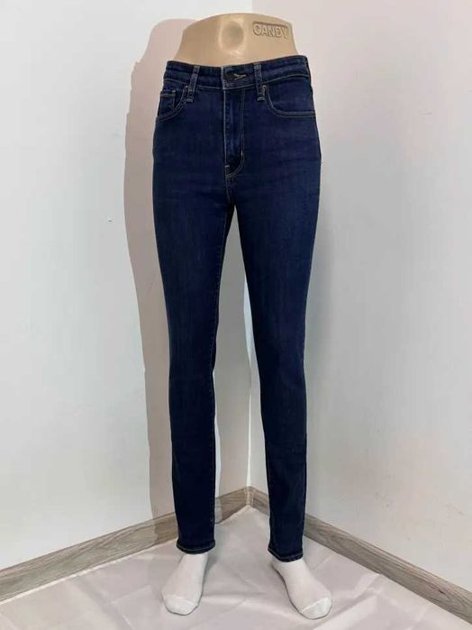 Levis damskie jeansy W27 skinny high rise ciemne vintage Y2K hit