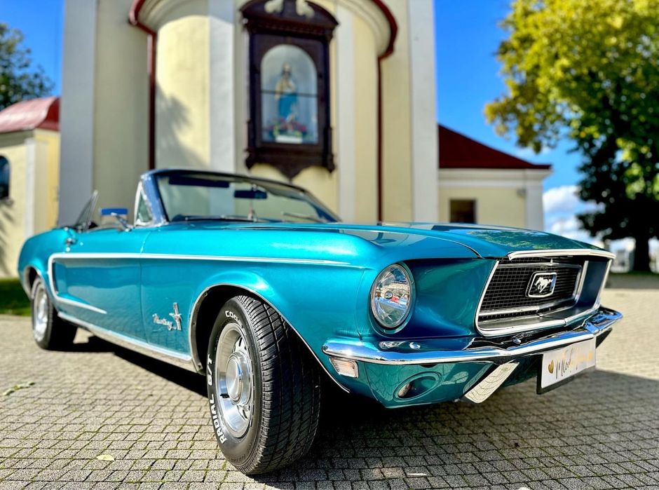 Auto do slubu MUSTANG 1967r. klasyk zabytek wynajem samochod cabrio