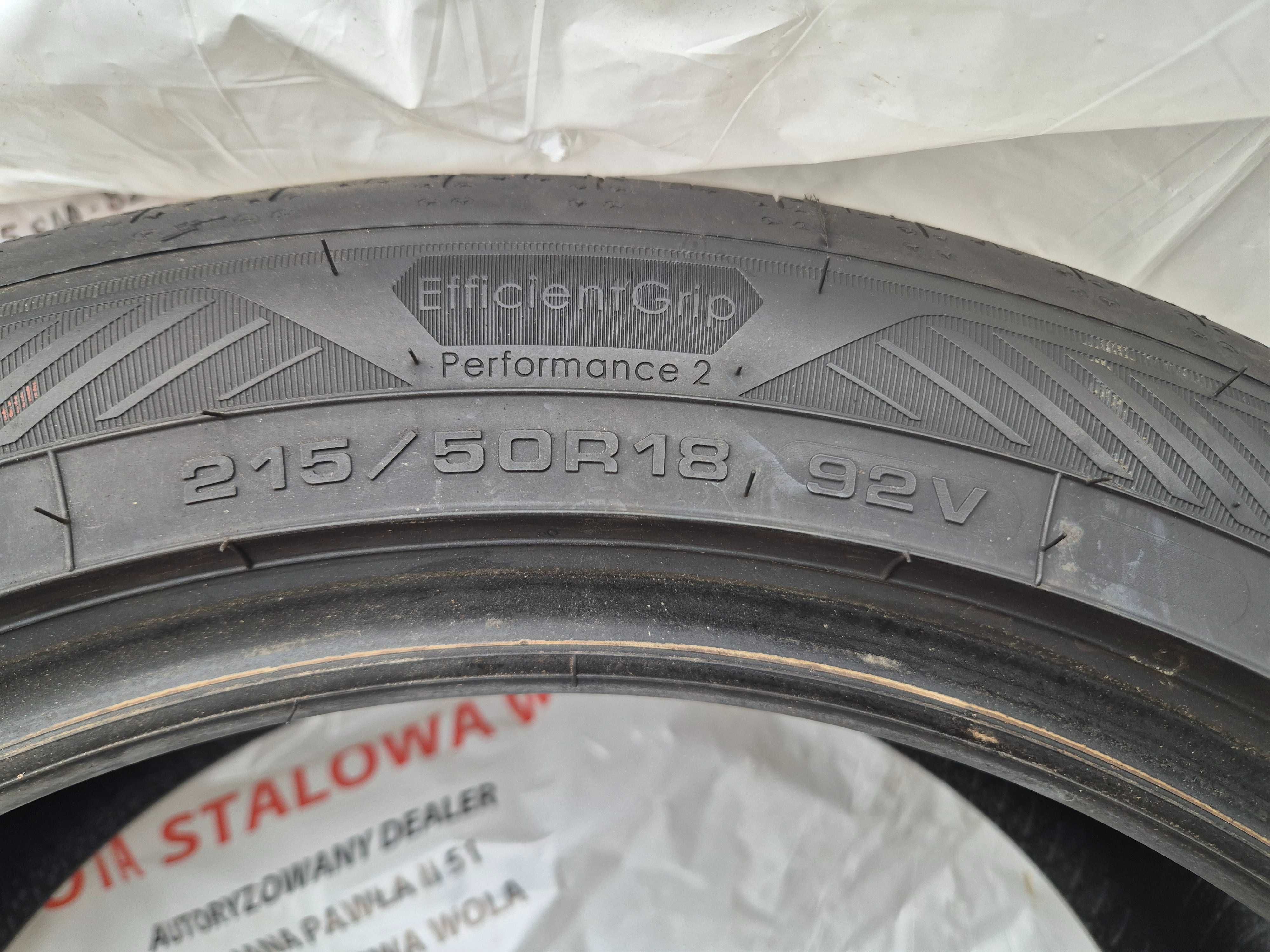Sprzedam opony nowe letnie Goodyear 215/50 R18 92V 350 zł szt