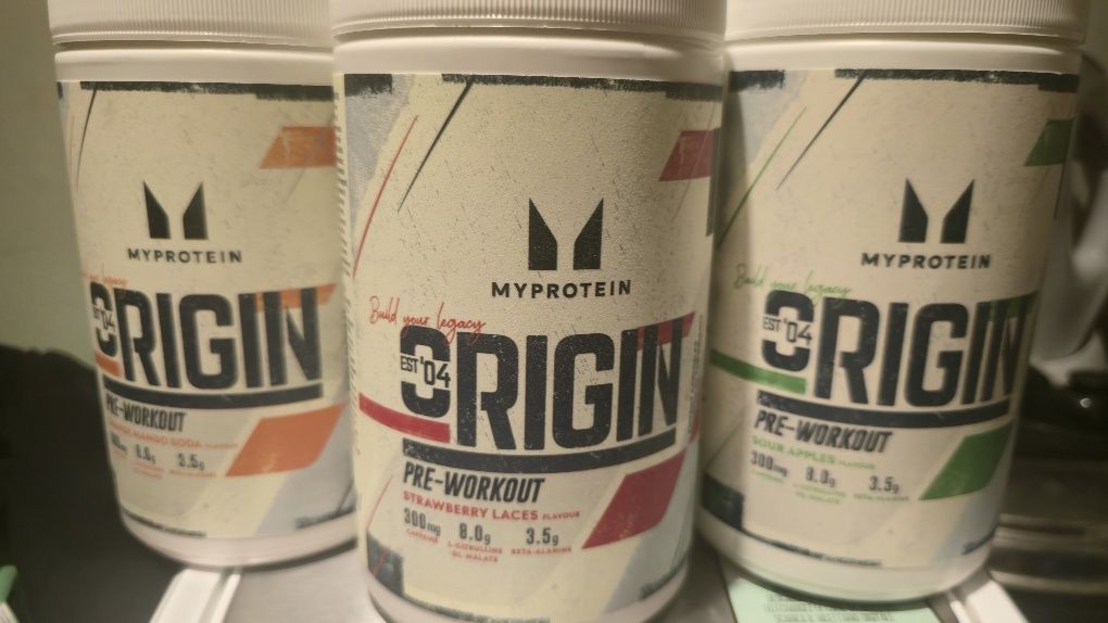 Pre treino origin myprotein