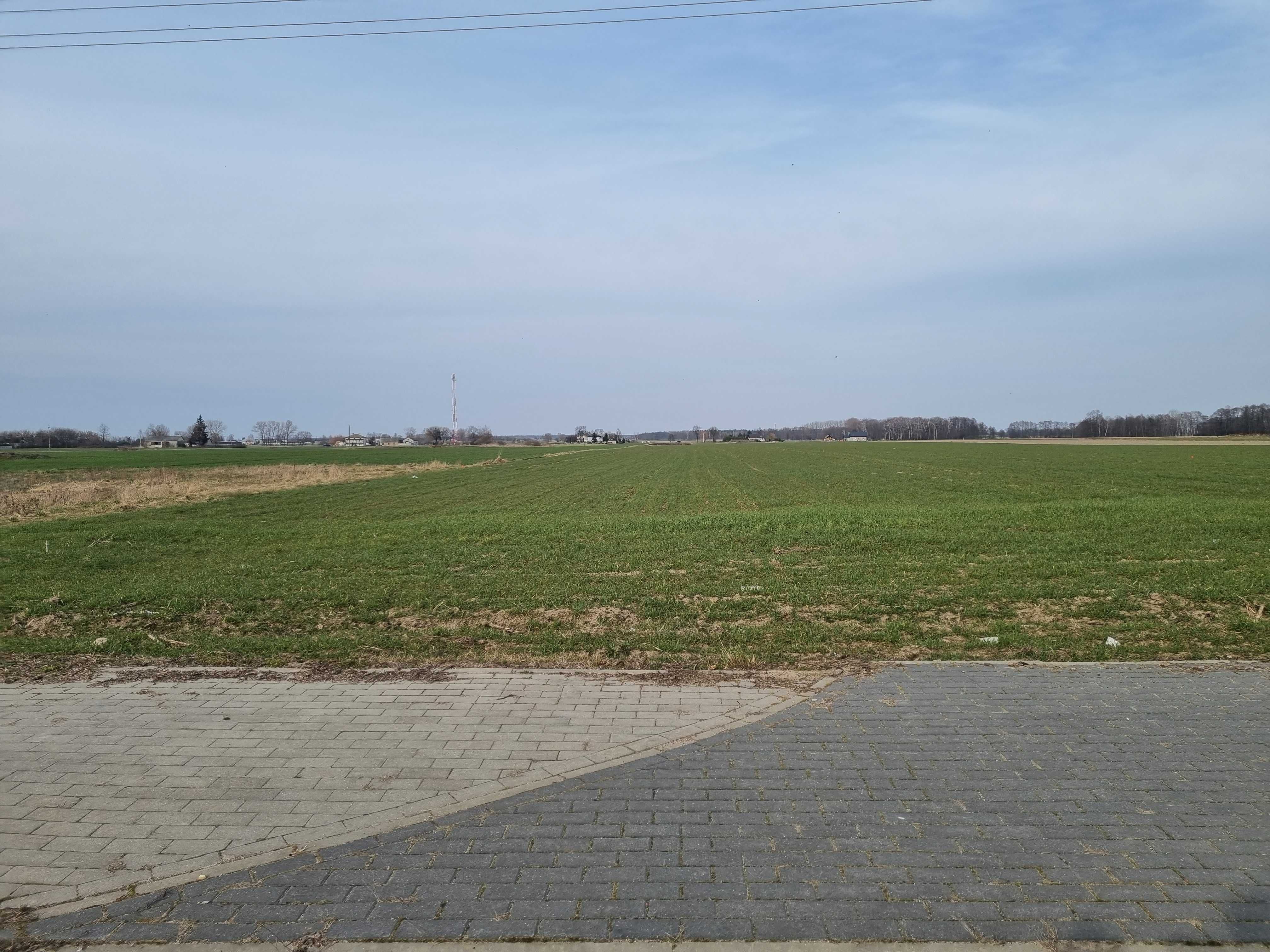 Działka budowlana 1.500 m2. Gostków Stary. Poddębice. Łódzkie.