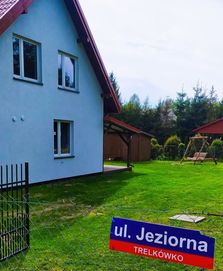 Dom/domek nad jeziorem -Trelkowko do wynajecia