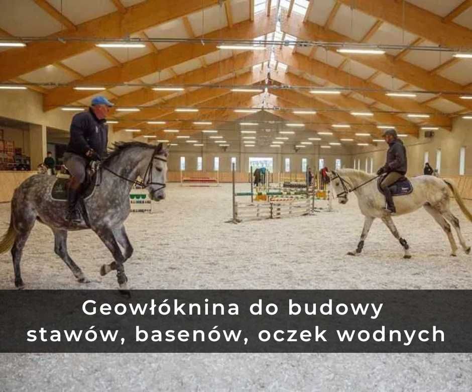 Geowłóknina drogowa budowlana seperacyjna pod basen padok