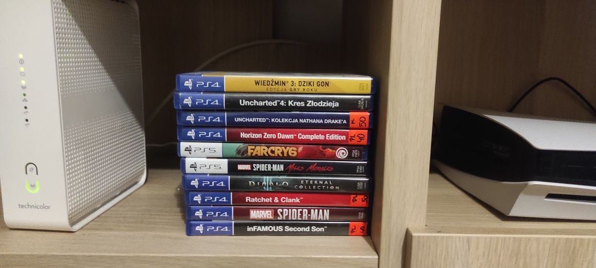 Play Station 5 PS5 z napędem pad i gry pudełkowe oryginalny zestaw