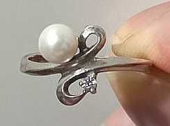 Серьги и кольцо из серебра 925 пробы