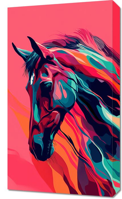 Obraz 40x70cm Wieje Wiatr w Grzywie