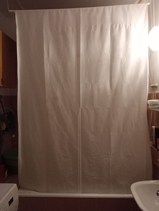 Obrus biały 120cm x 87 cm - materiał na obrus + większy