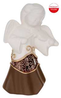Figurka Anioł Aniołek ze Skrzypcami Ręcznie Zdobiony Prezent