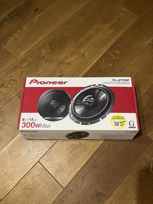 Głośniki samochodowe Pionieer 17cm 300W (TS-G1720F) Jak Nowe, Pudełko!