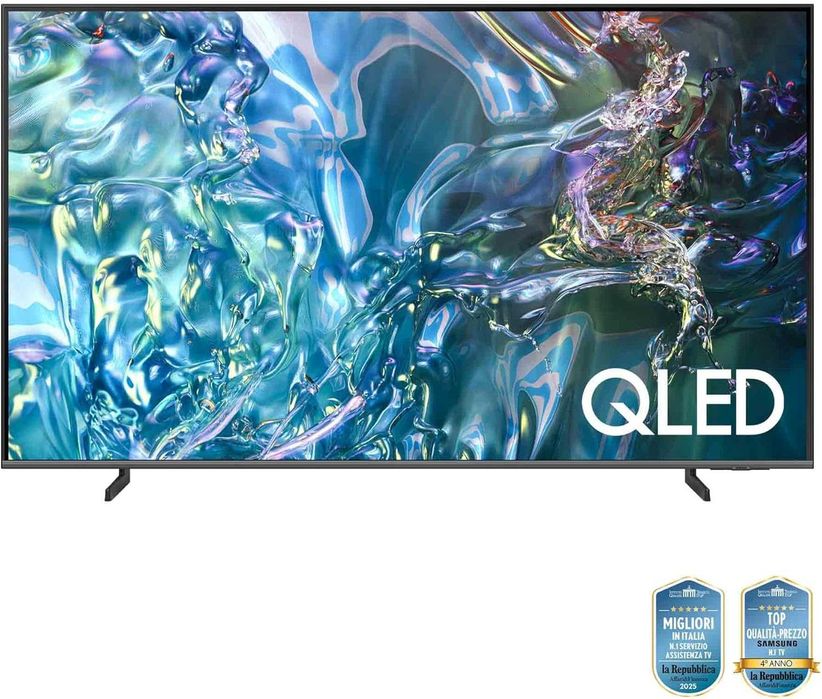 Samsung QLED QE55Q64DAUXZT, 4K, Smart TV, 55 дюймів, Tizen OC, 2024р