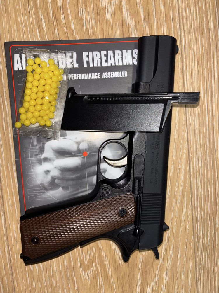 Pistola Airsoft HFC HA‑135 Semi-Auto (1911, Dual System, 6mm BB)