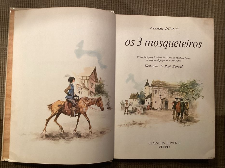 Livro OS 3 MOSQUETEIROS de Alexandre Dumas. Clássicos Verbo Juvenil