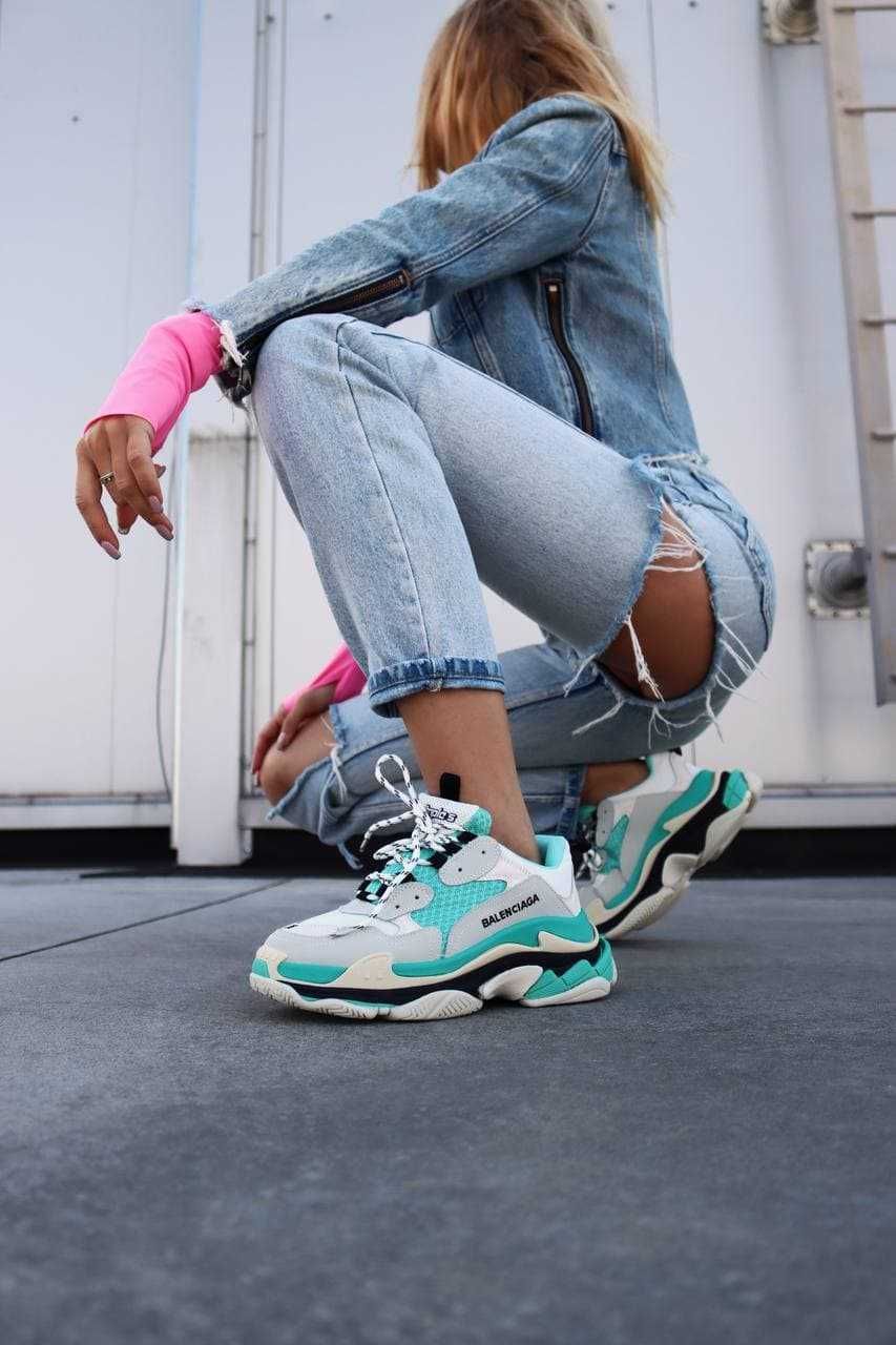 Balenciaga Triple S Mint Grey