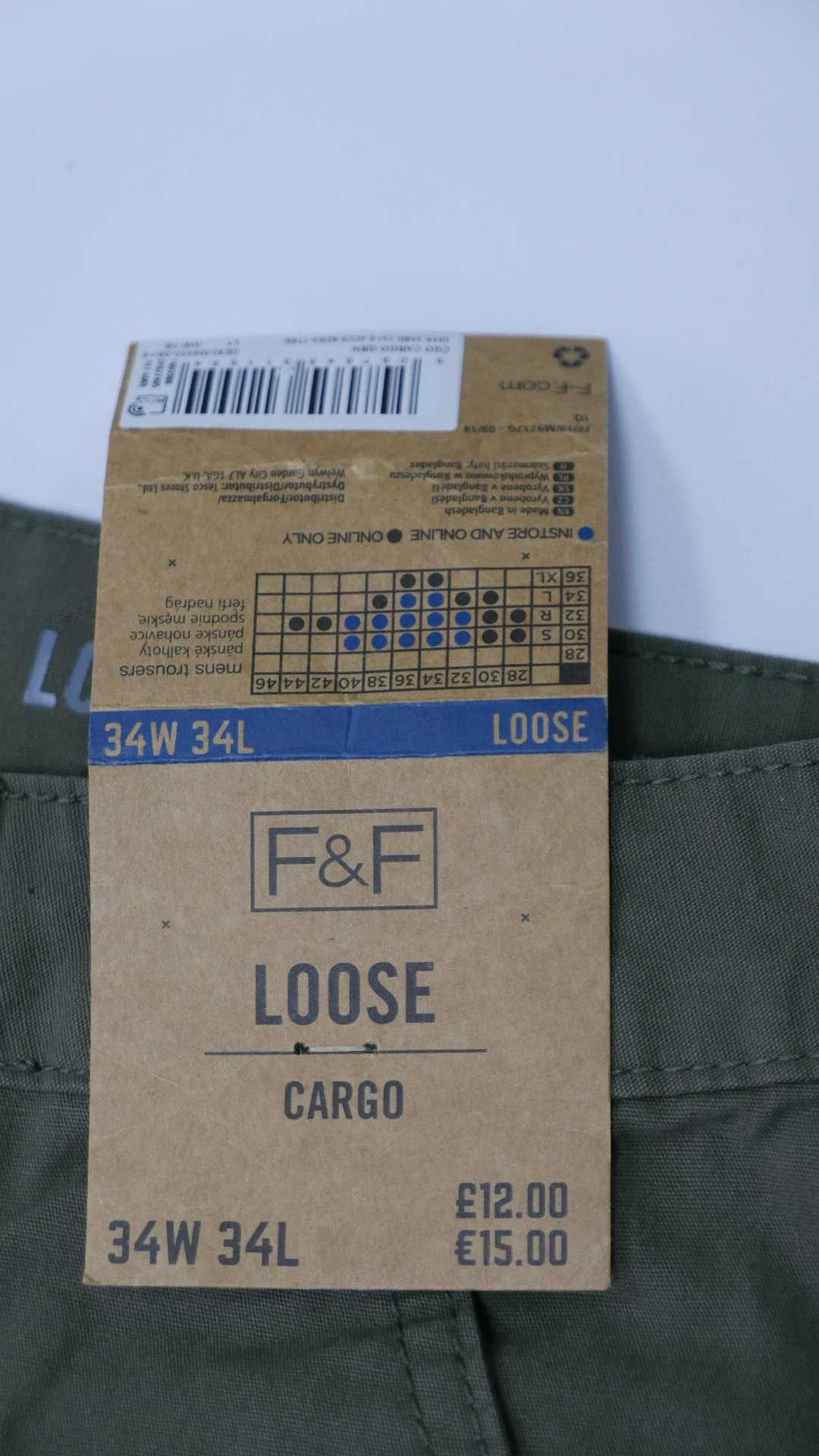 Spodnie Bojówki F&F Loose Cargo