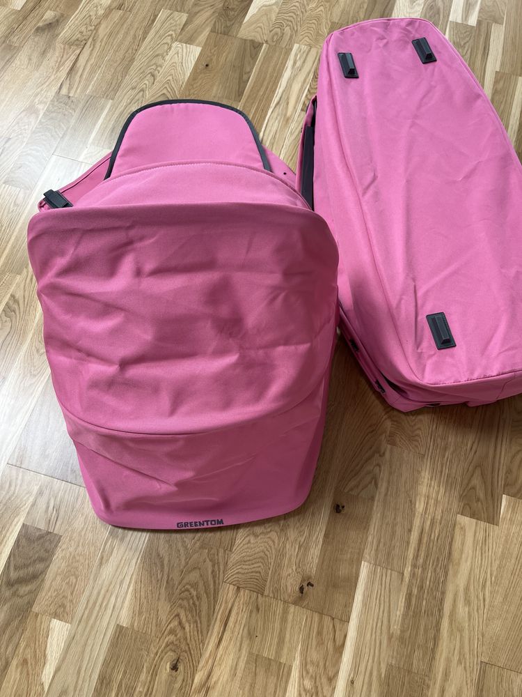 Greentom gondola kolor różowy, carrycot pink