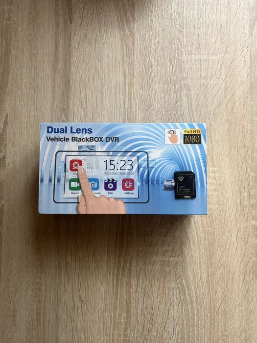 Wideorejestrator kamerka samochodaa 1080p + karta SD 128GB