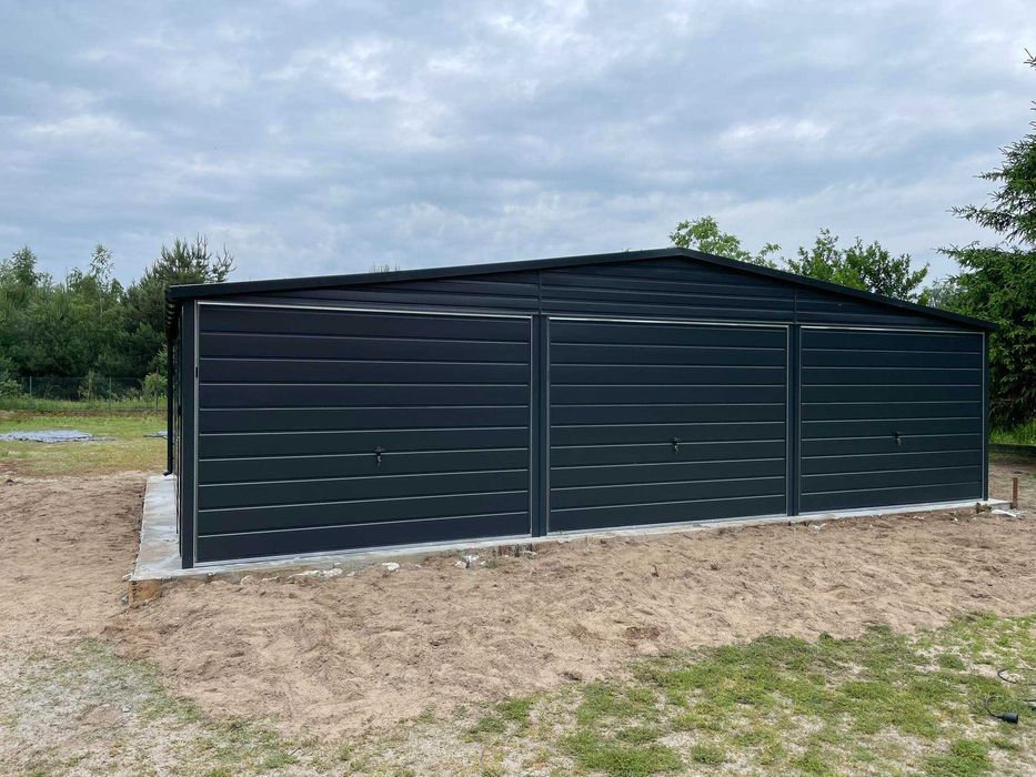 Garaż blaszany 9x6. WZMOCNIONY PROFILAMI. PRODUCENT. Cała Polska