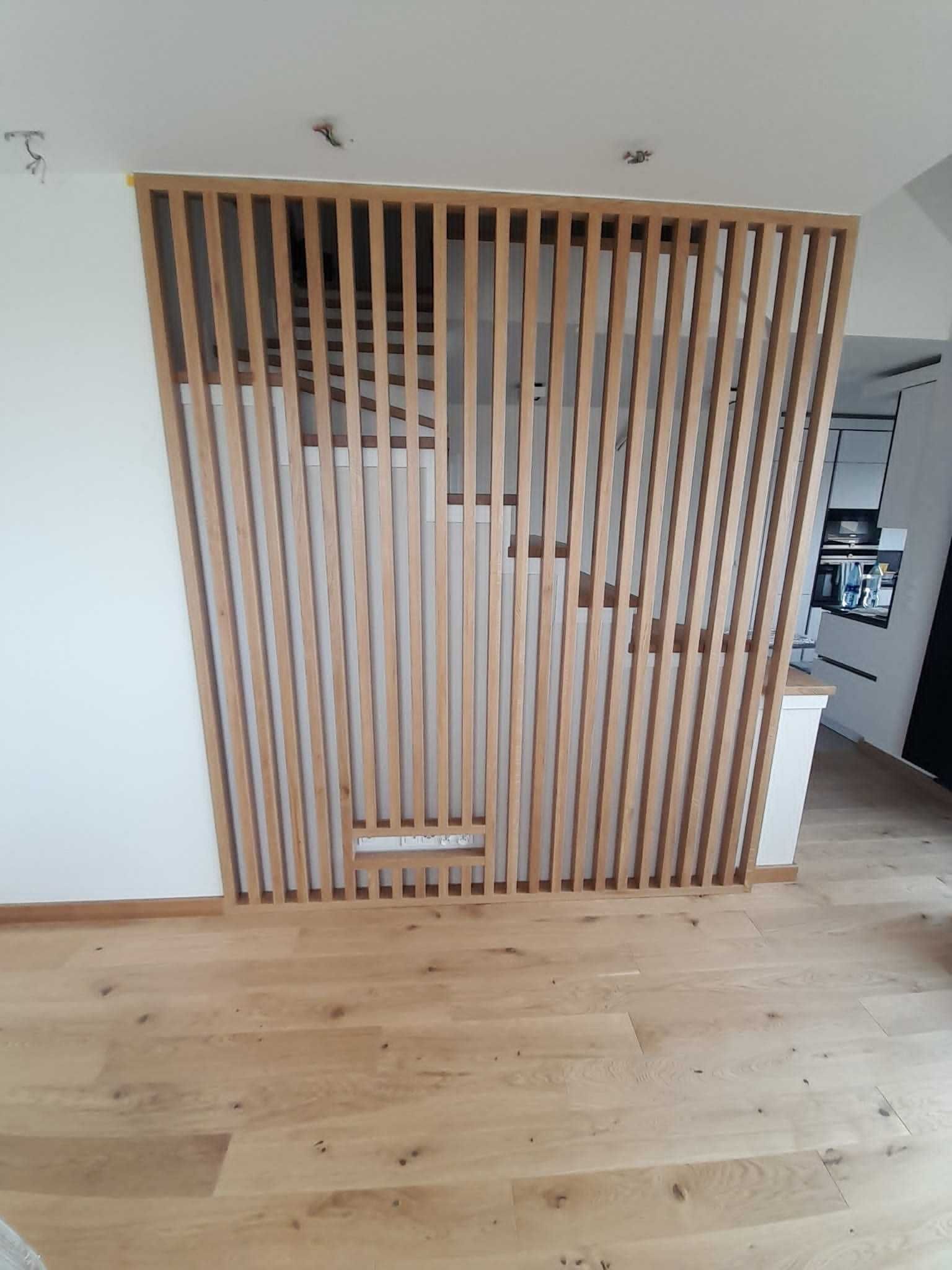 Lamele dębowe klejone wzdłużnie 60mm x 40mm