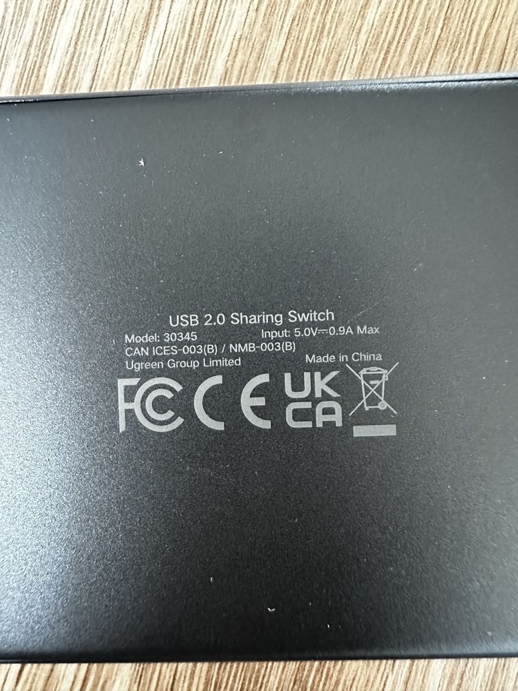 UGREEN Przełącznik USB Przełącznik
