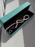Tiffany Elsa Peretti Open Heart Pearl
Necklace