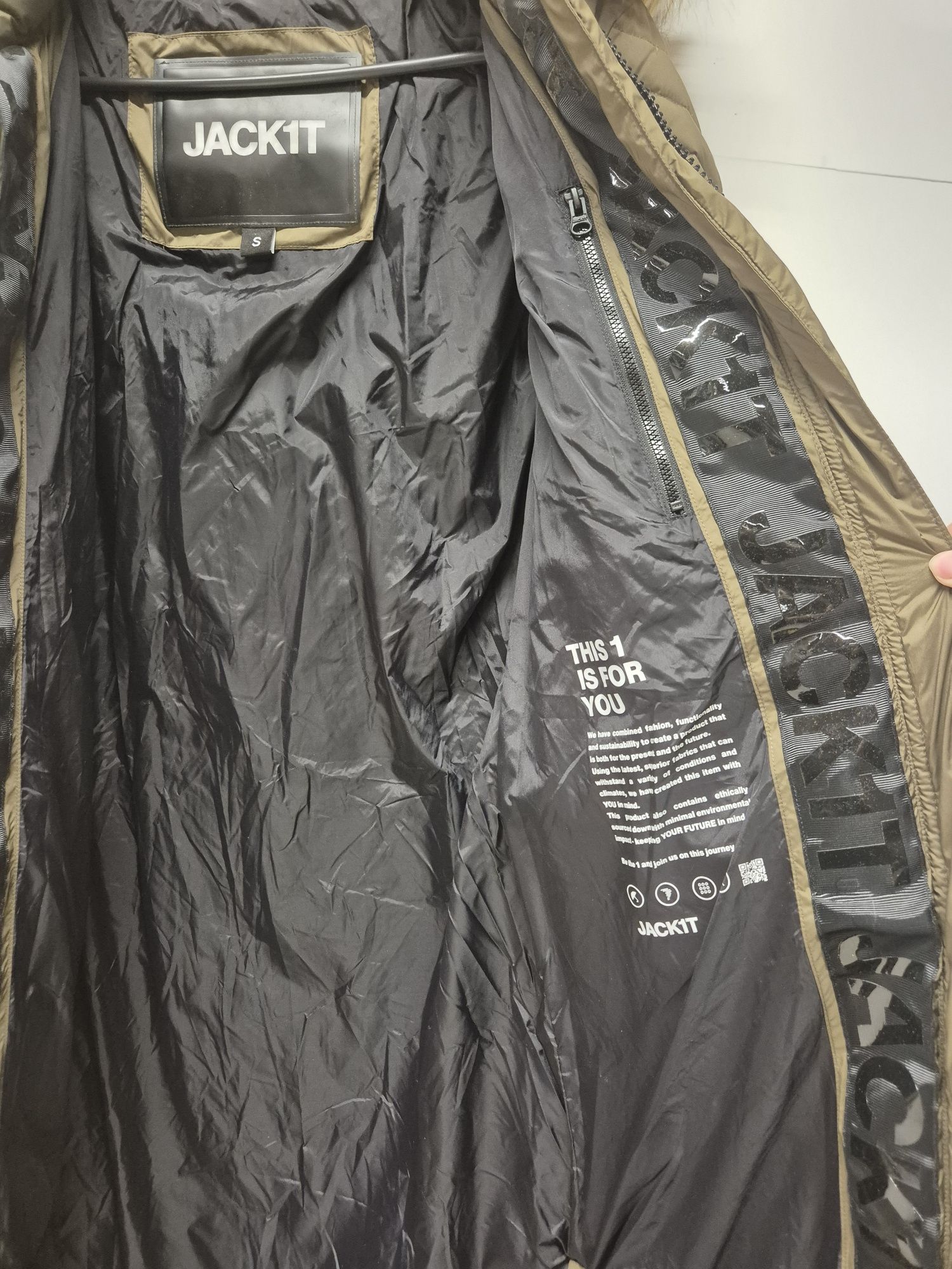 Płaszcz damski rozmiar S Jack1t khaki