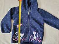 Kurtka soft shell r.86 dla dziewczynki