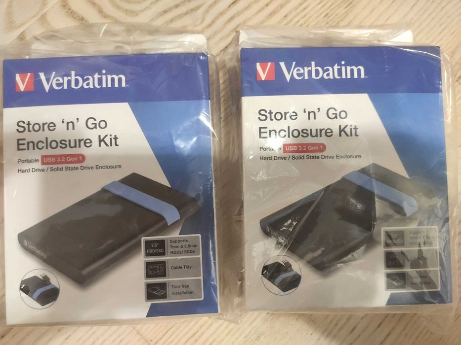 Зовнішня кишеня Verbatim Store'n'Go 2.5 SATA для SSD, жорсткого диску