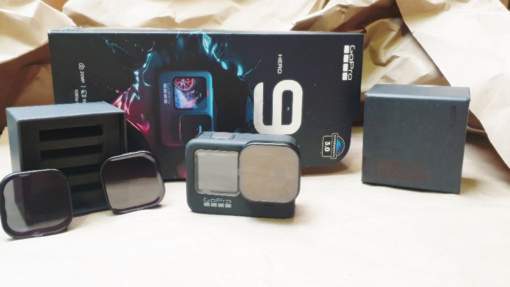 Filtros ND Gopro 12 11  10 e 9 Black (x3) - Telesin - Novo