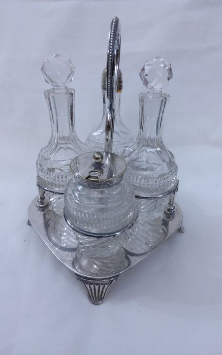 GALHETEIRO de VIAGEM em Prata Inglesa 92,5 % de 1930