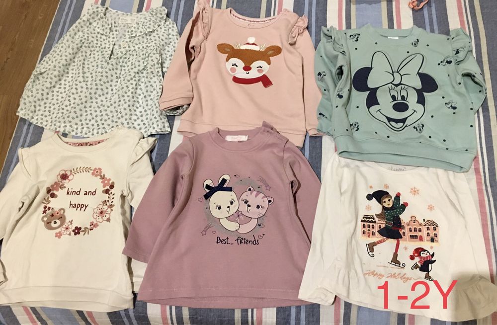 Conjunto de roupa de bebe 1 a 2 anos