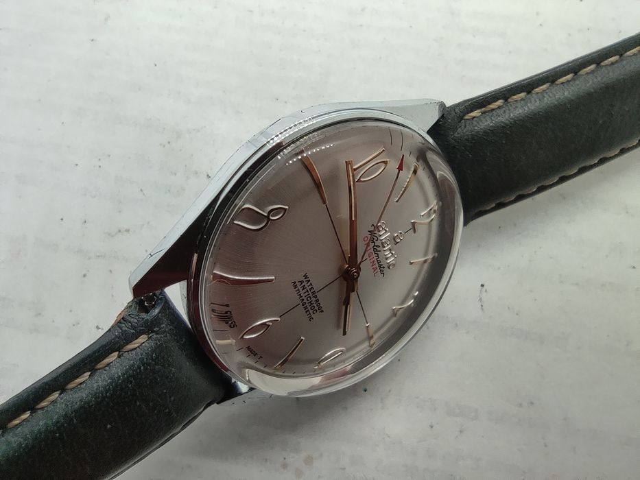 Zegarek Atlantic Worldmaster vintage sprawny