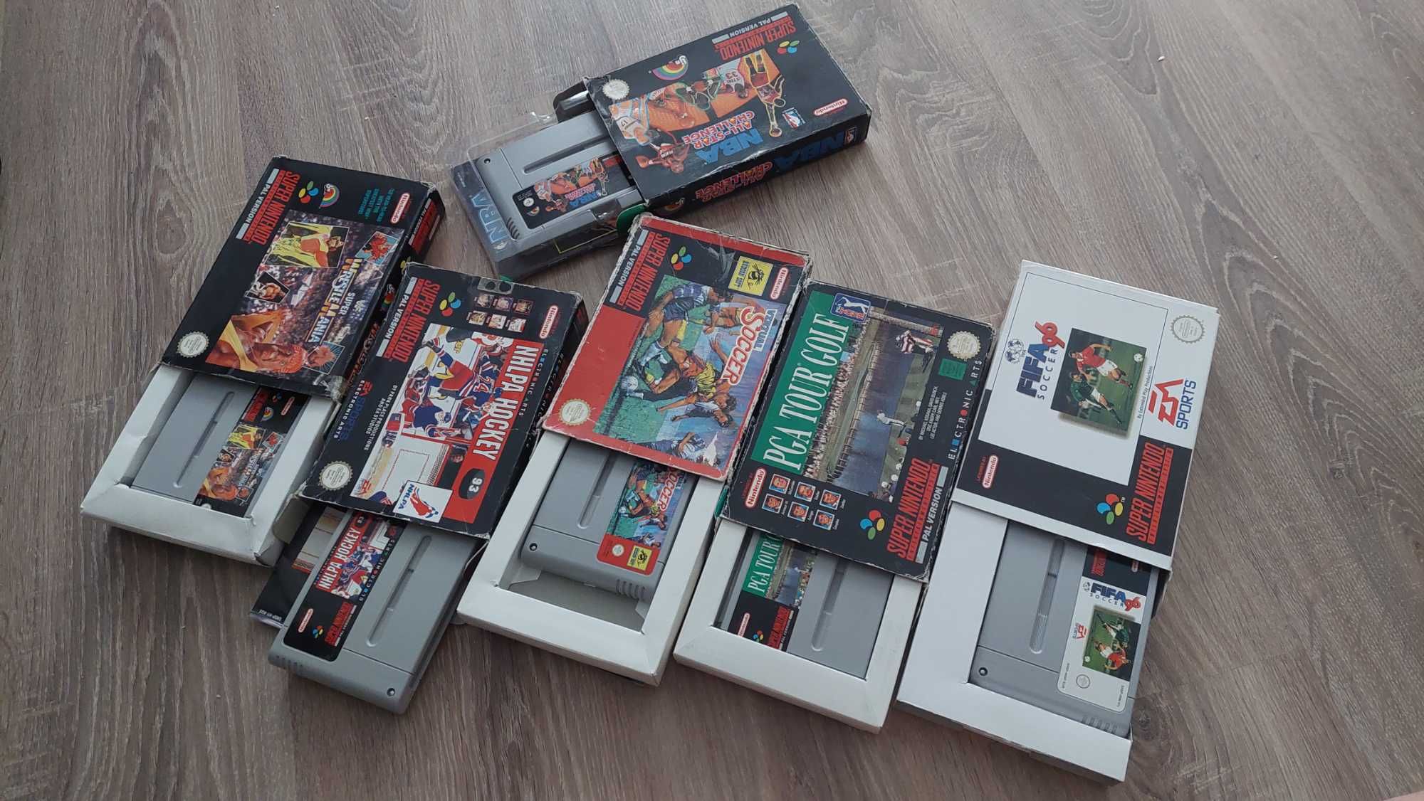 Gry na konsolę SNES Super Nintendo - 6 sztuk