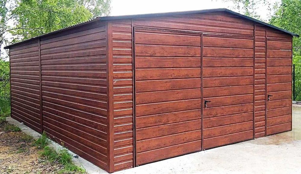 Garaż 6x5 w kolorze GRAFIT