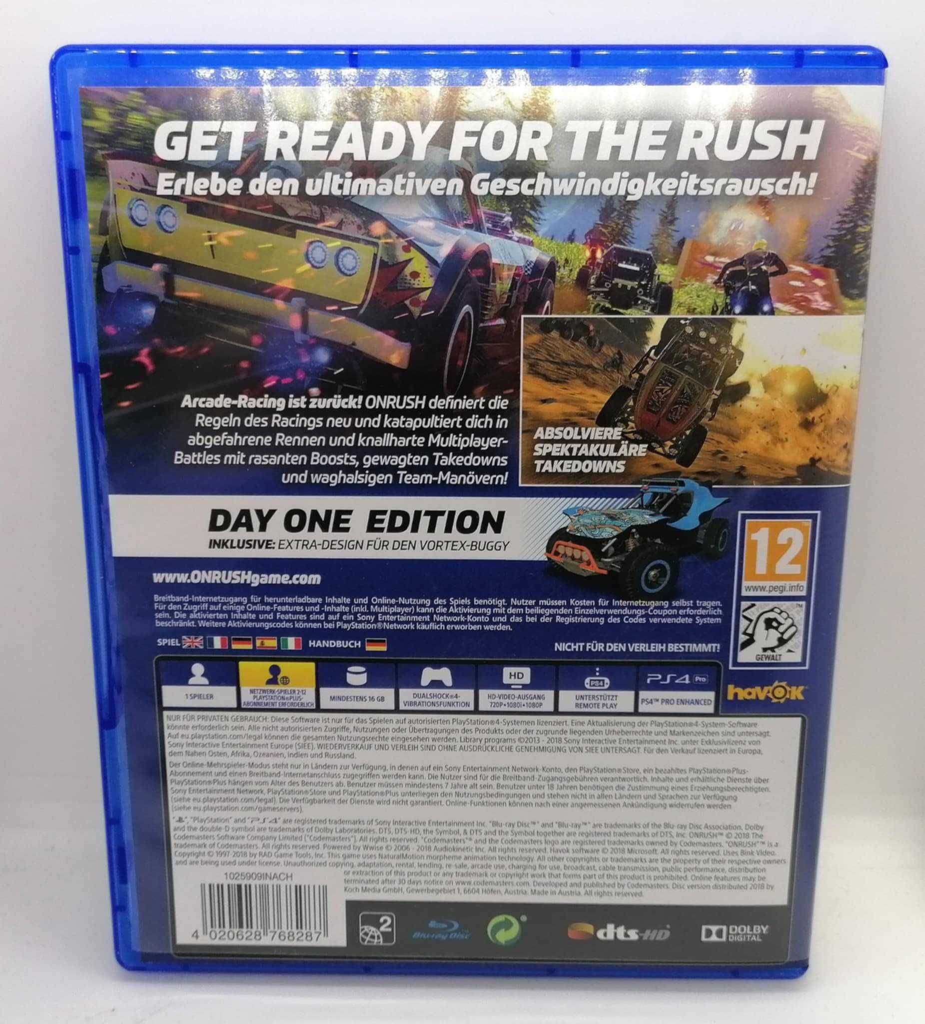 Gra ONRUSH PlayStation 4