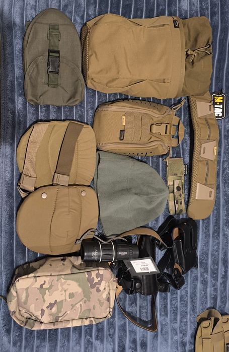 Амуніція, тактичний одяг, спорядження, підсумки multicam, koyote, blac