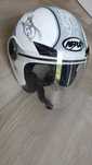 Kask biały naxa skuter motor