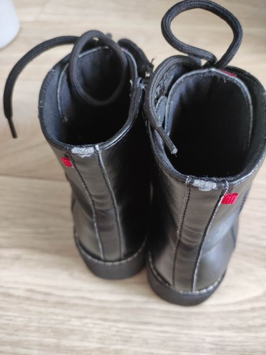 Botki damskie trapery czarne modne s.Oliver