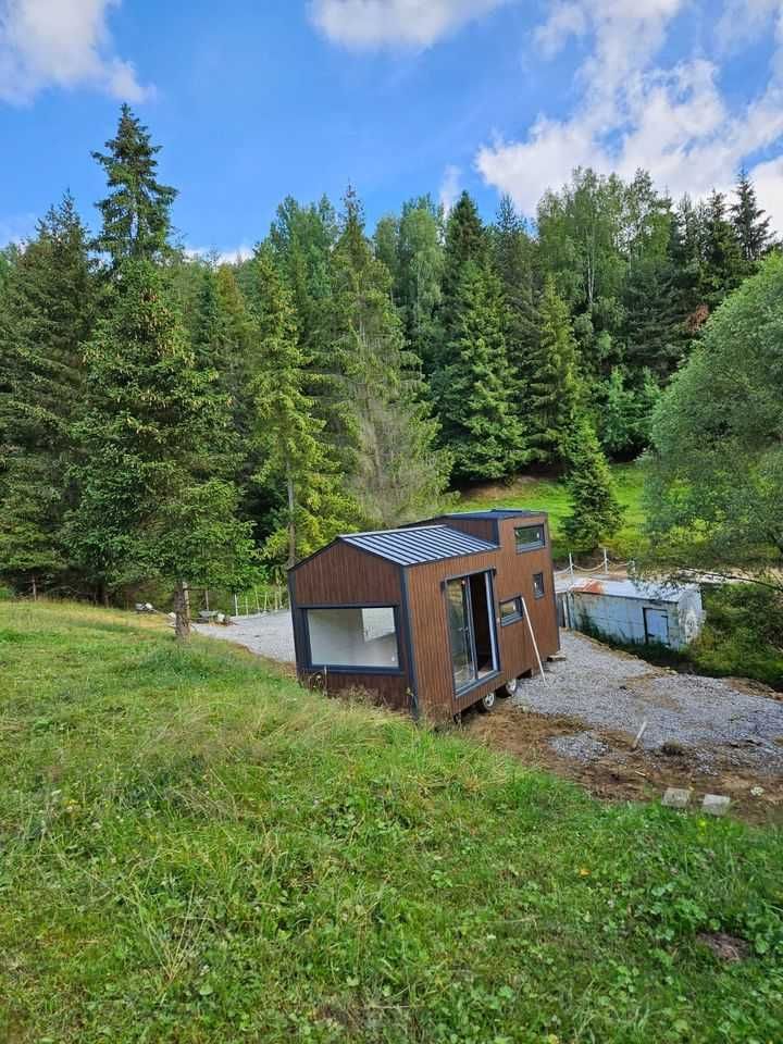 Tiny House 255x720 domek całoroczny Mobilna NOWOCZESNA przyczepa