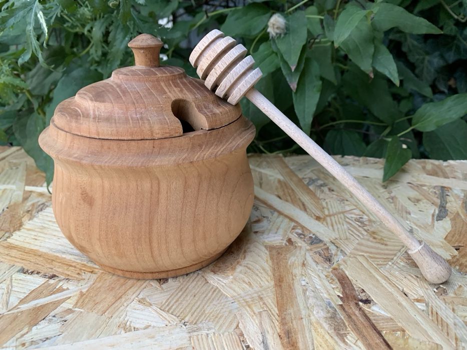 керамический бочонок , миска -макитра, деревянная бочка  для меда