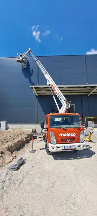 Wynajem, Podnośnik koszowy, Zwyżka, 20M, Multitel, Warszawa