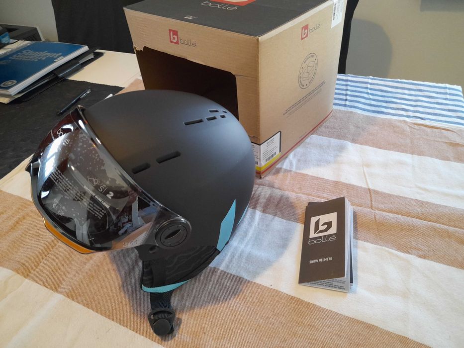 Kask narciarski Bolle Quiz Visor Black S 52-55 wizjer