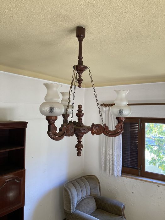 Candeiro de teto antigo