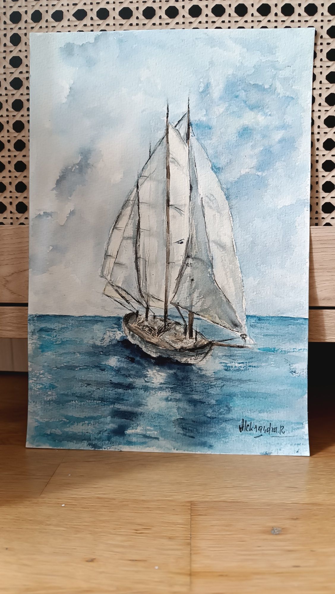 Obrazek akwarela A4
