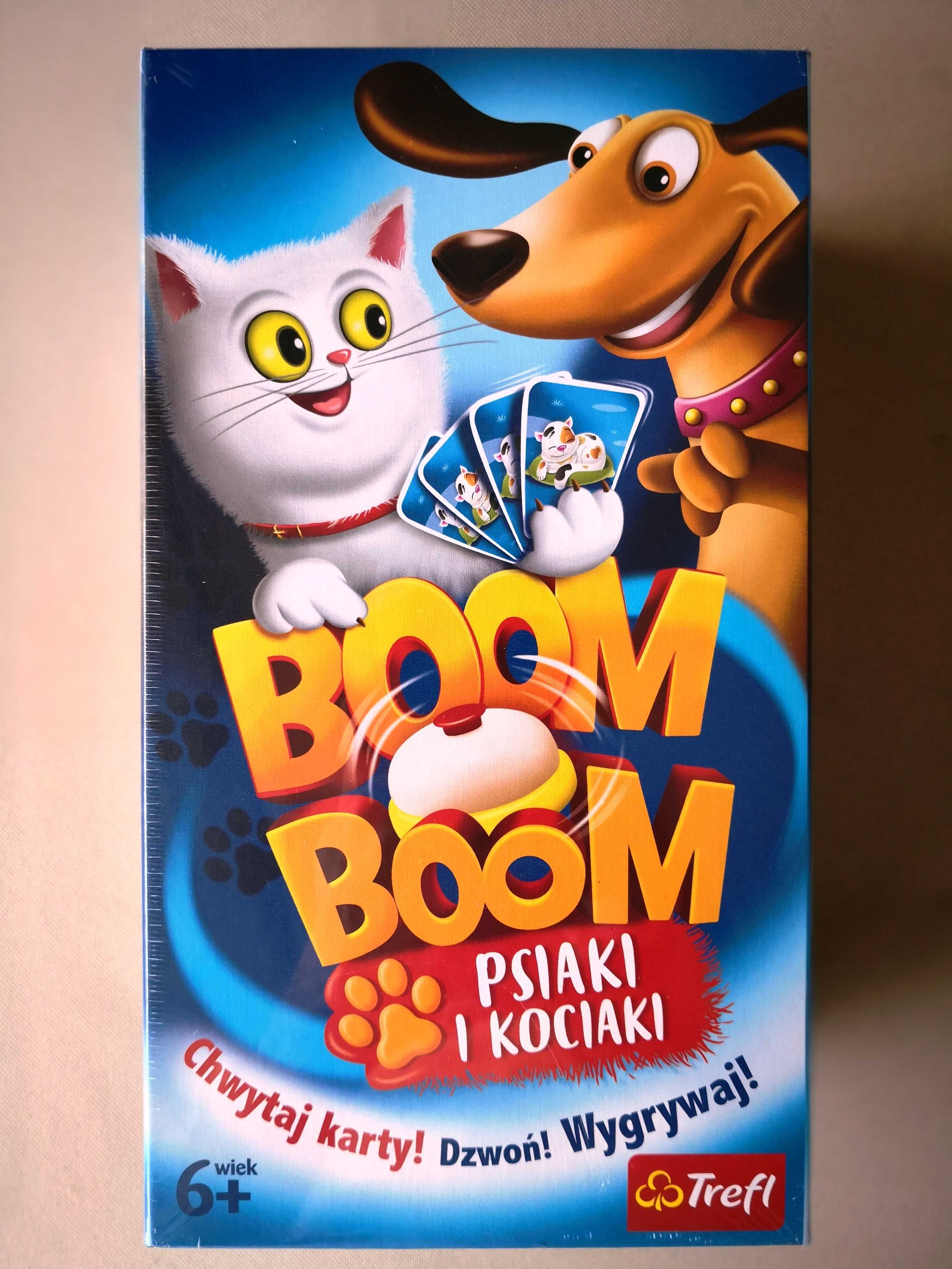 Boom Boom Gra planszowa Psiaki i Kociaki