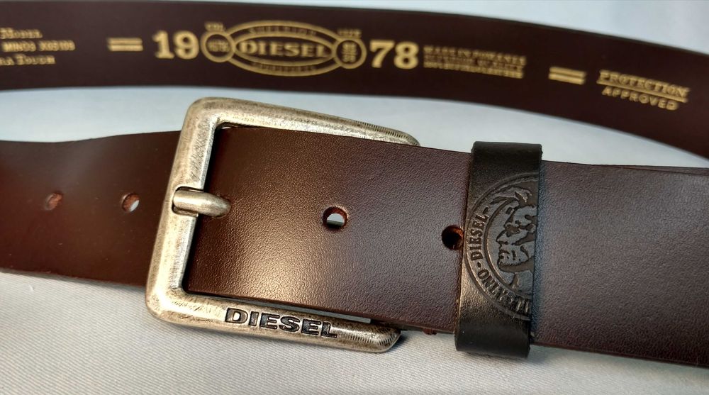 Мужской кожаный ремень Diesel