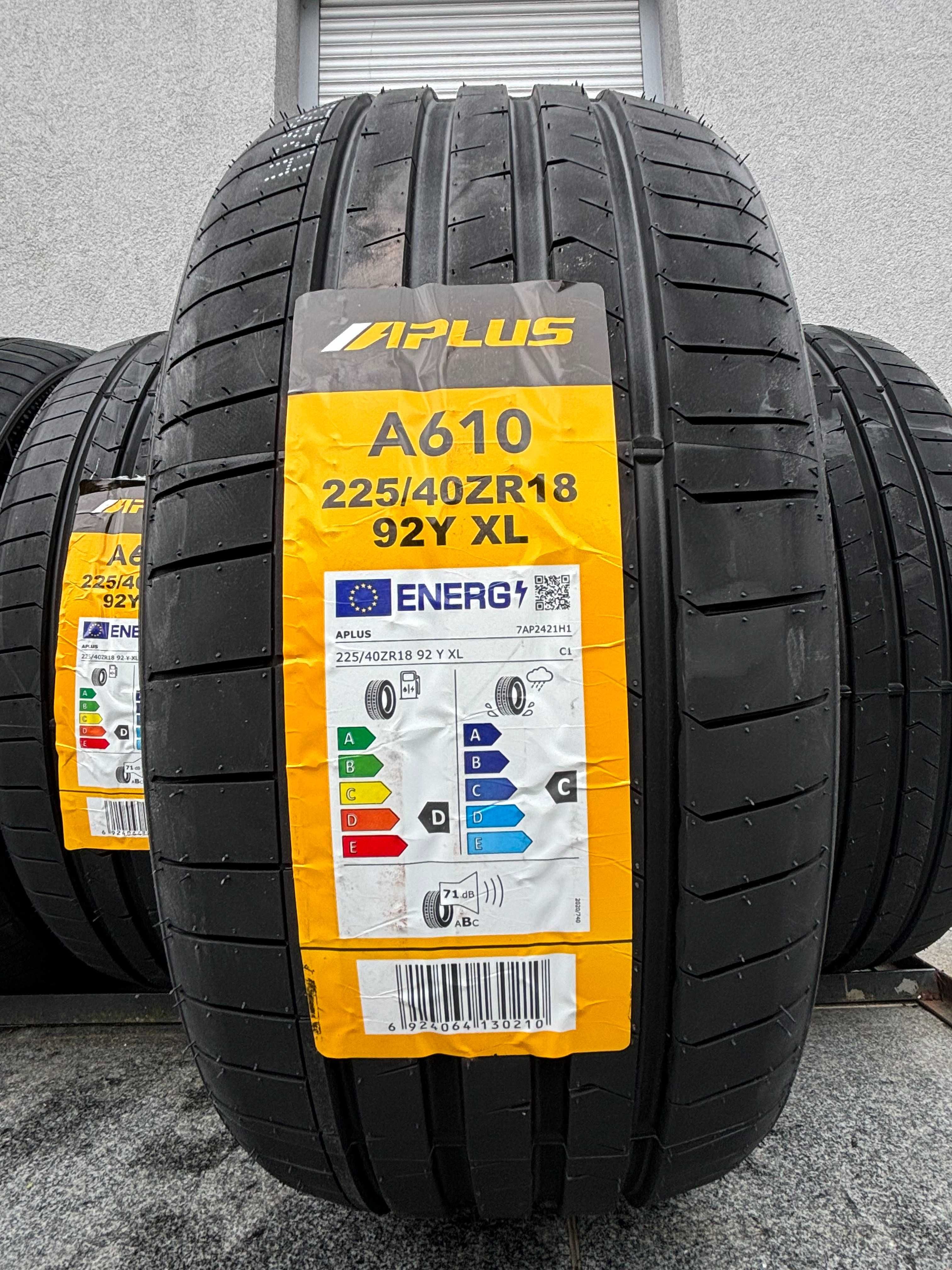 4szt letnie 225/40R18 Aplus A610 Sport D,C,71db prod. 2023rok! 2lata