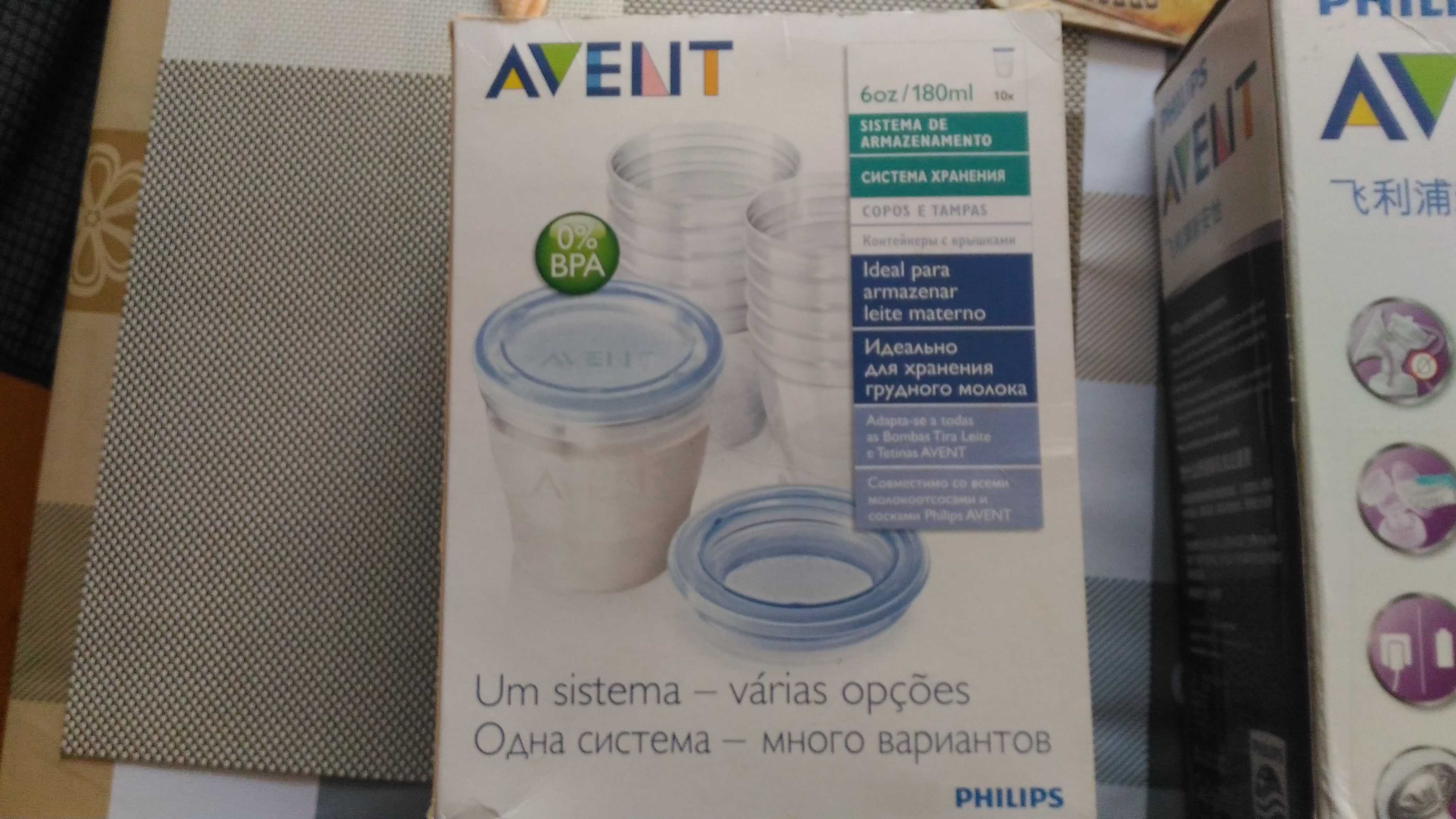 Контейнеры для хранения молока Philips Avent 6 x 180 мл