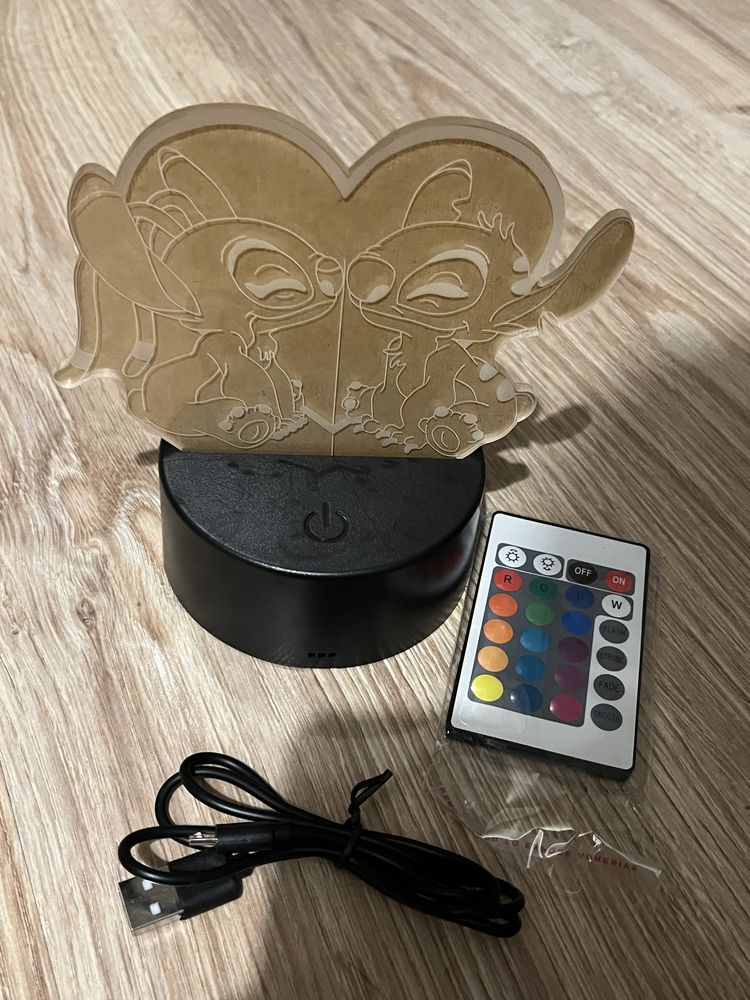 Lampka LED Stitch w serduszku