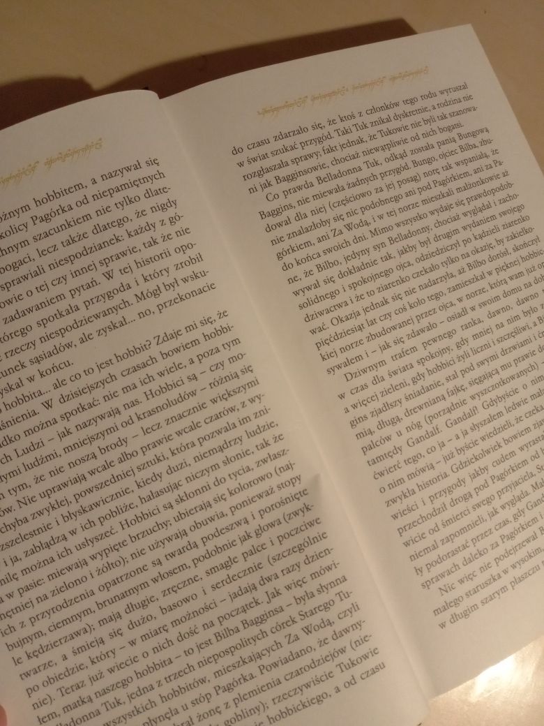 Książka fantasy Hobbit J.R.R. Tolkien